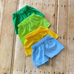 Solid Colored Shorts for Children & Baby / Newborn to 5T / Boys Summer Shorts